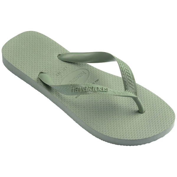 Havaianas Top Senses Ladies Smoke Green Toe Post Sandals