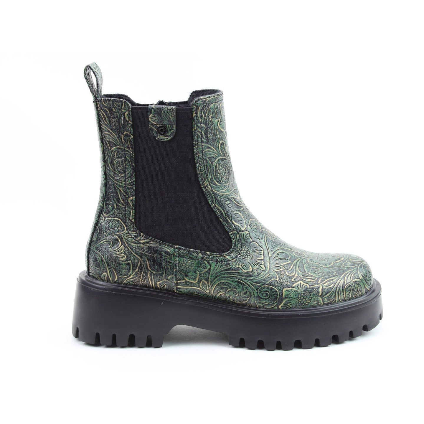 Heavenly Feet Alana Ladies Forest Vegan Zip & Lace Ankle Boots-elevate your sole