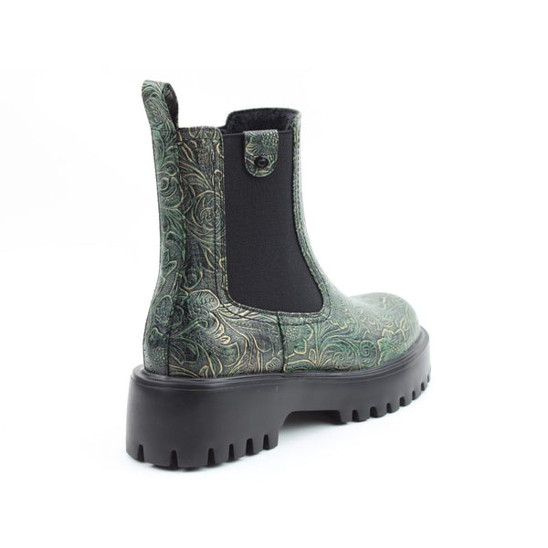 Heavenly Feet Alana Ladies Forest Vegan Zip & Lace Ankle Boots-elevate your sole