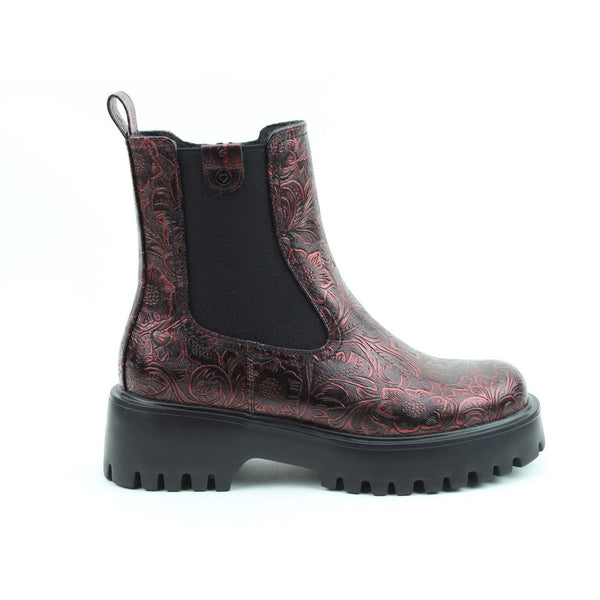 Heavenly Feet Alana Ladies Ruby Vegan Zip & Lace Ankle Boots-elevate your sole