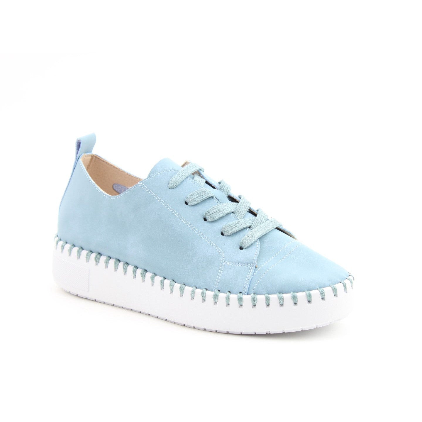 Heavenly Feet Astrid Ladies Blue Vegan Slip On Shoes-elevate your sole