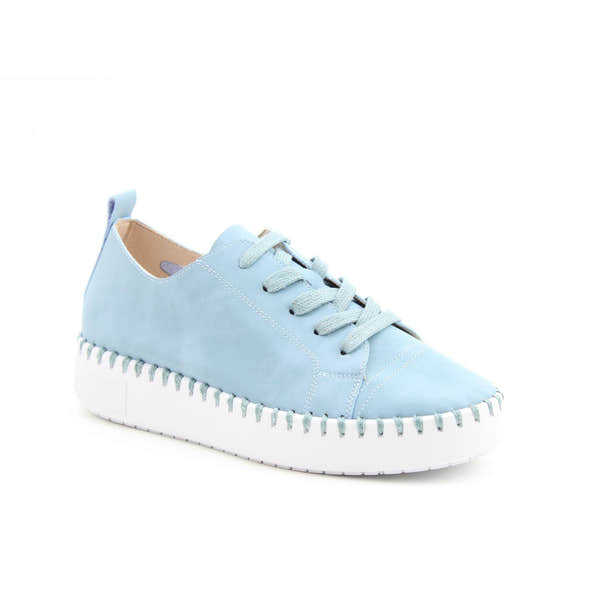 Heavenly Feet Astrid Ladies Blue Vegan Slip On Shoes-elevate your sole