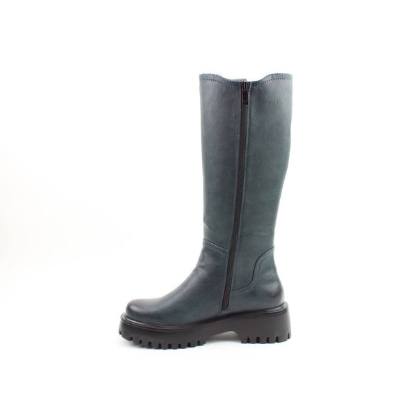 Heavenly Feet Zinnia Ladies Ocean Vegan Side Zip Mid-Calf Boots-elevate your sole