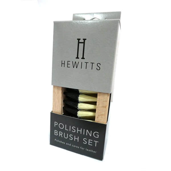 Hewitts Polishing Brush Set-elevate your sole
