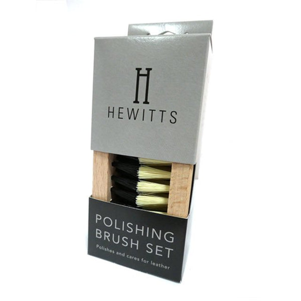 Hewitts Polishing Brush Set-elevate your sole