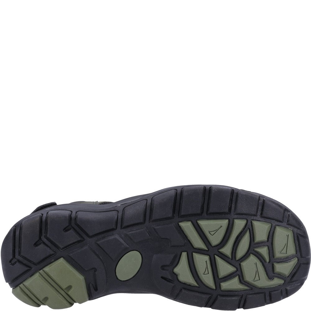 Hush Puppies Peru Mens Khaki Touch Fastening Sandals-elevate your sole