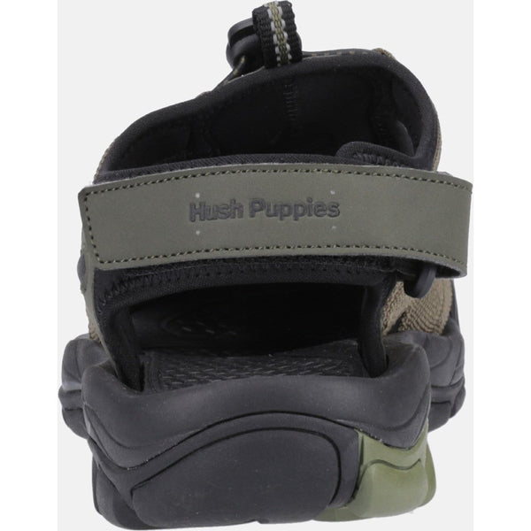 Hush Puppies Peru Mens Khaki Touch Fastening Sandals-elevate your sole