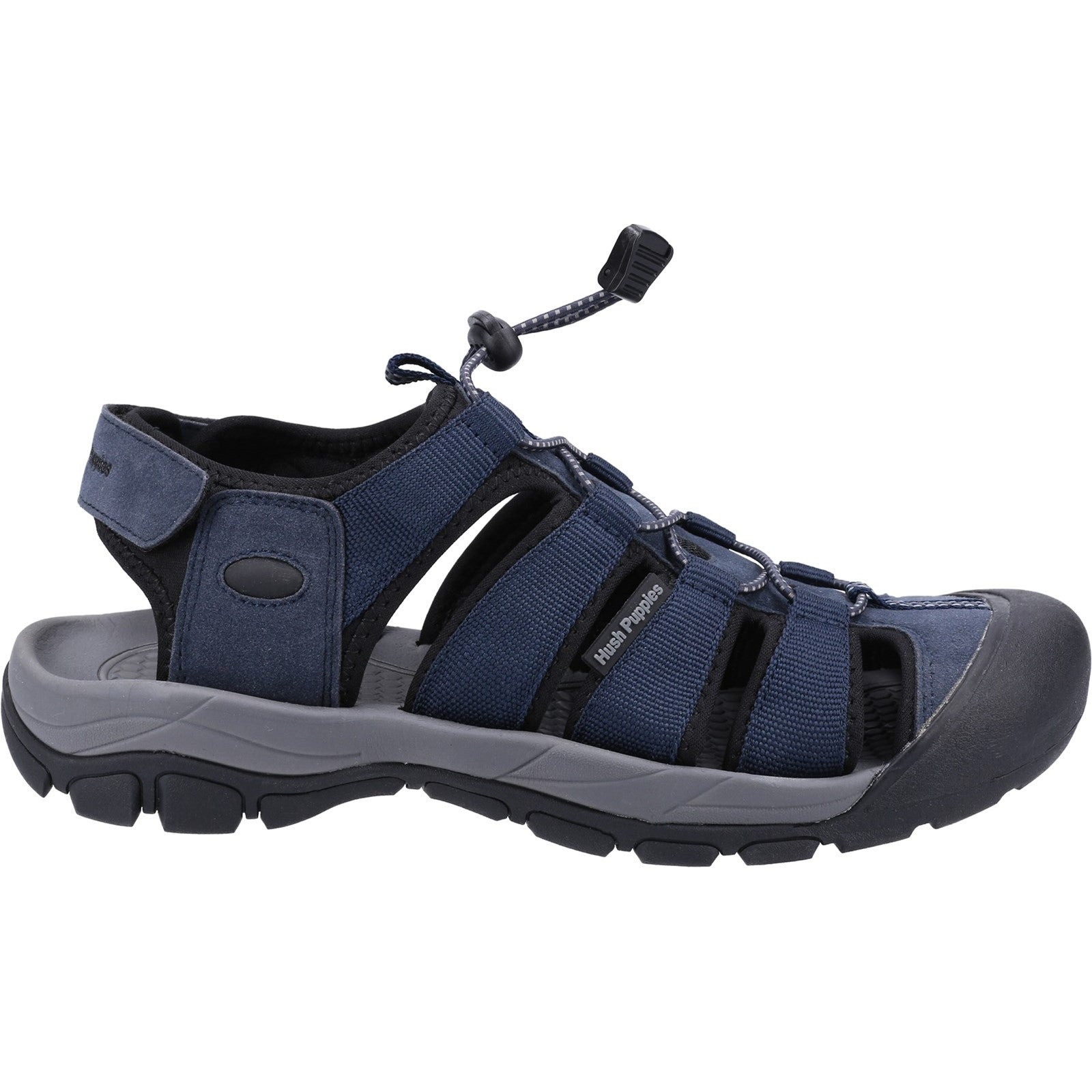 Hush Puppies Peru Mens Navy Touch Fastening Sandals-elevate your sole
