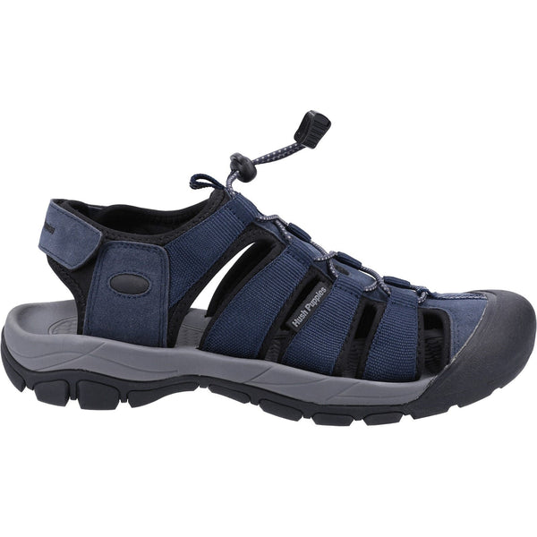 Hush Puppies Peru Mens Navy Touch Fastening Sandals-elevate your sole