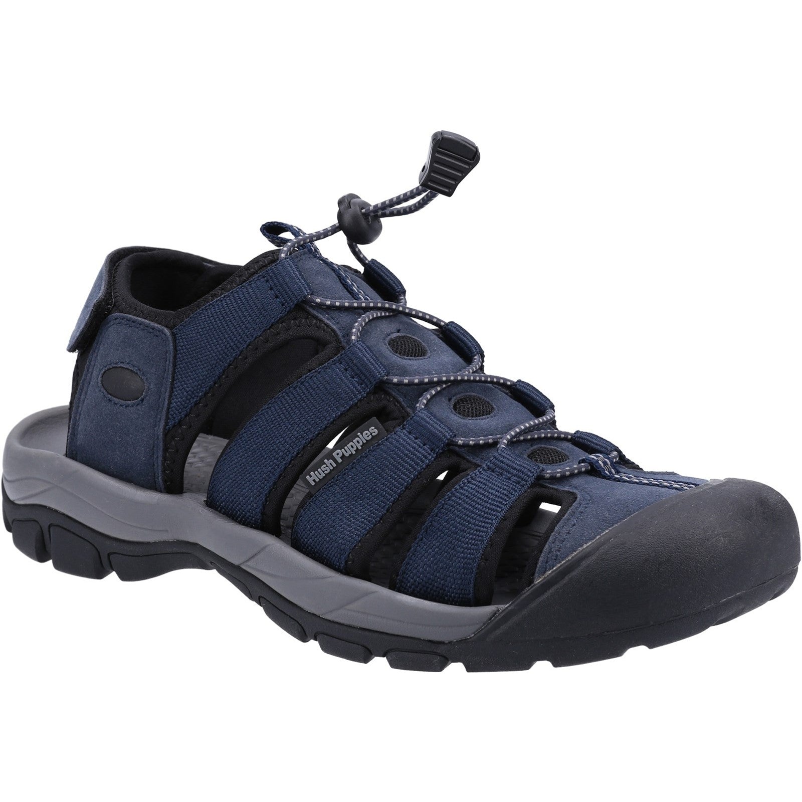 Hush Puppies Peru Mens Navy Touch Fastening Sandals-elevate your sole