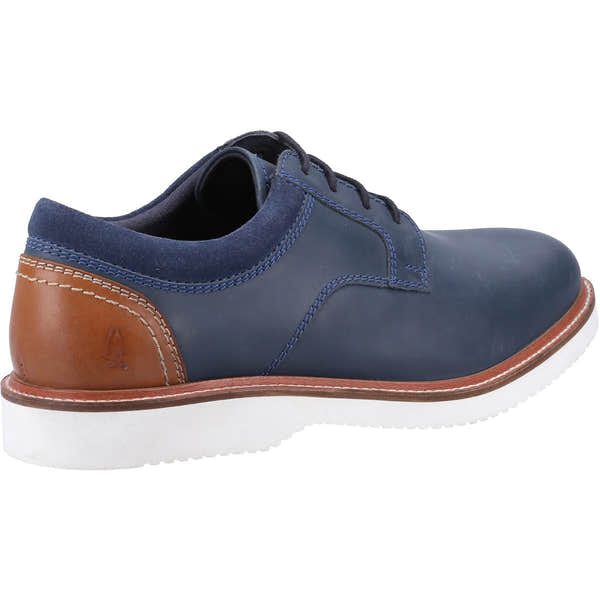 Hush Puppies Wheeler Mens Navy Nubuck Lace Up Shoes-elevate your sole
