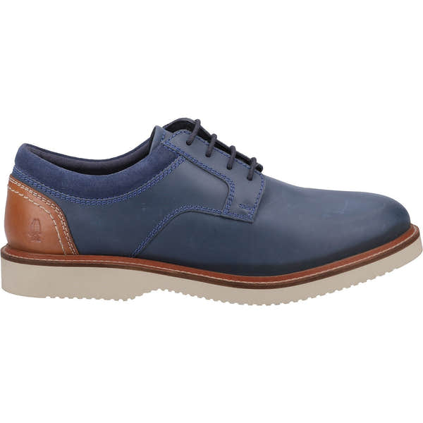 Hush Puppies Wheeler Mens Navy Nubuck Lace Up Shoes-elevate your sole