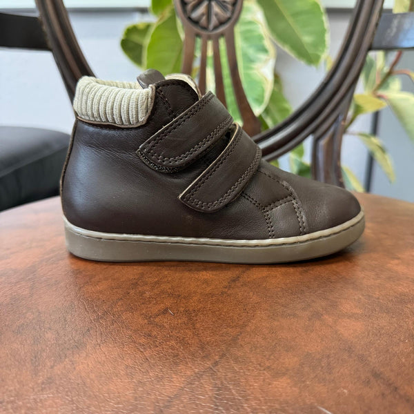 Petasil Grange 21748 Kids Brown Leather Touch Fastening Ankle Boots