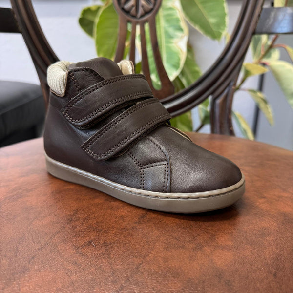 Petasil Grange 21748 Kids Brown Leather Touch Fastening Ankle Boots
