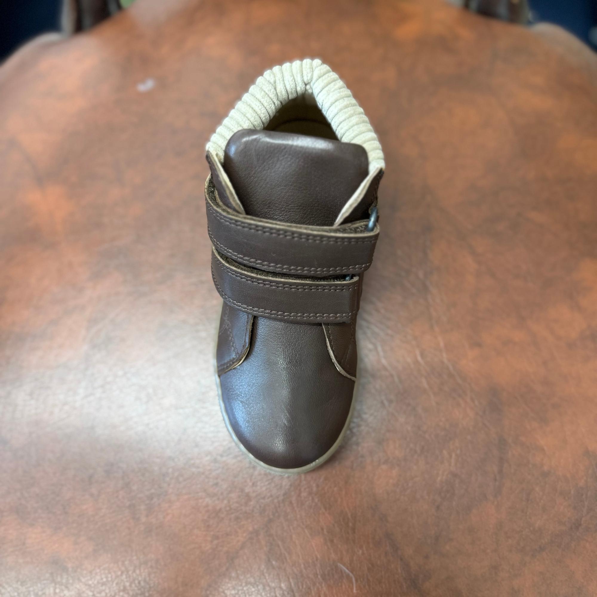 Petasil Grange 21748 Kids Brown Leather Touch Fastening Ankle Boots