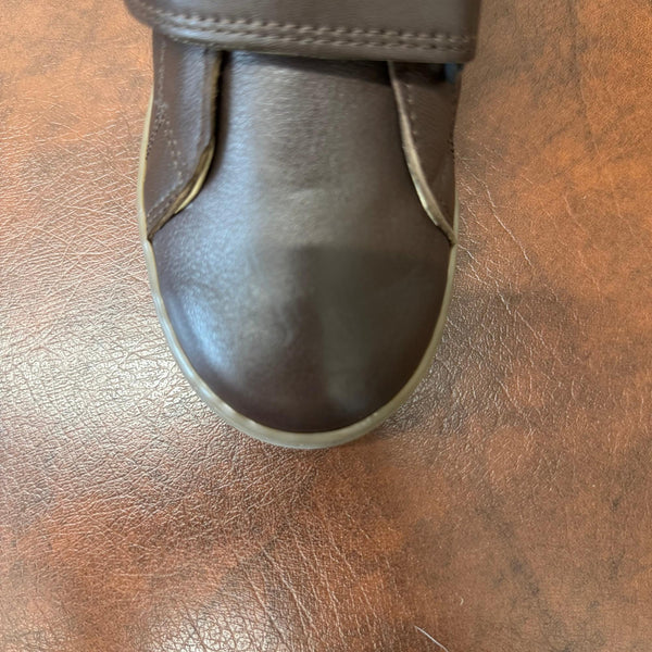 Petasil Grange 21748 Kids Brown Leather Touch Fastening Ankle Boots