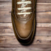 Savelli 5322 Mens Ash Brown Leather Lace Up Shoes