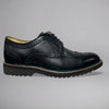 Savelli 7150 Mens Black Leather Lace Up Shoes