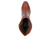 Regarde Le Ciel Joan-11 Ladies Brown Leather Side Zip Mid-Calf Boots