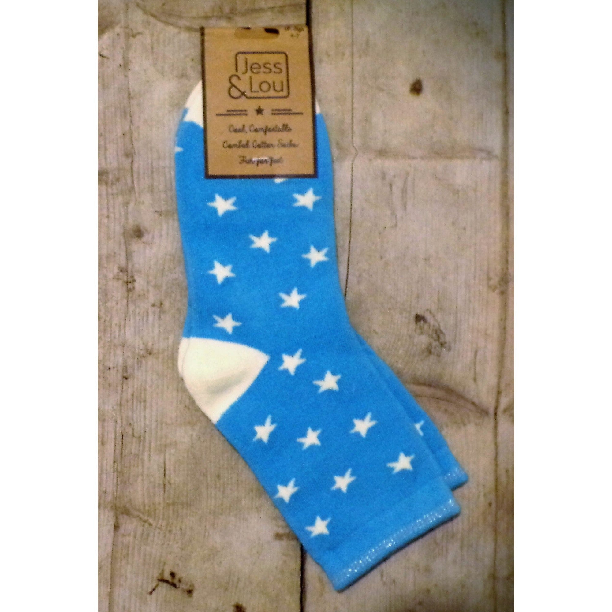 Jess & Lou S111 Super Soft Star Ladies Socks-elevate your sole