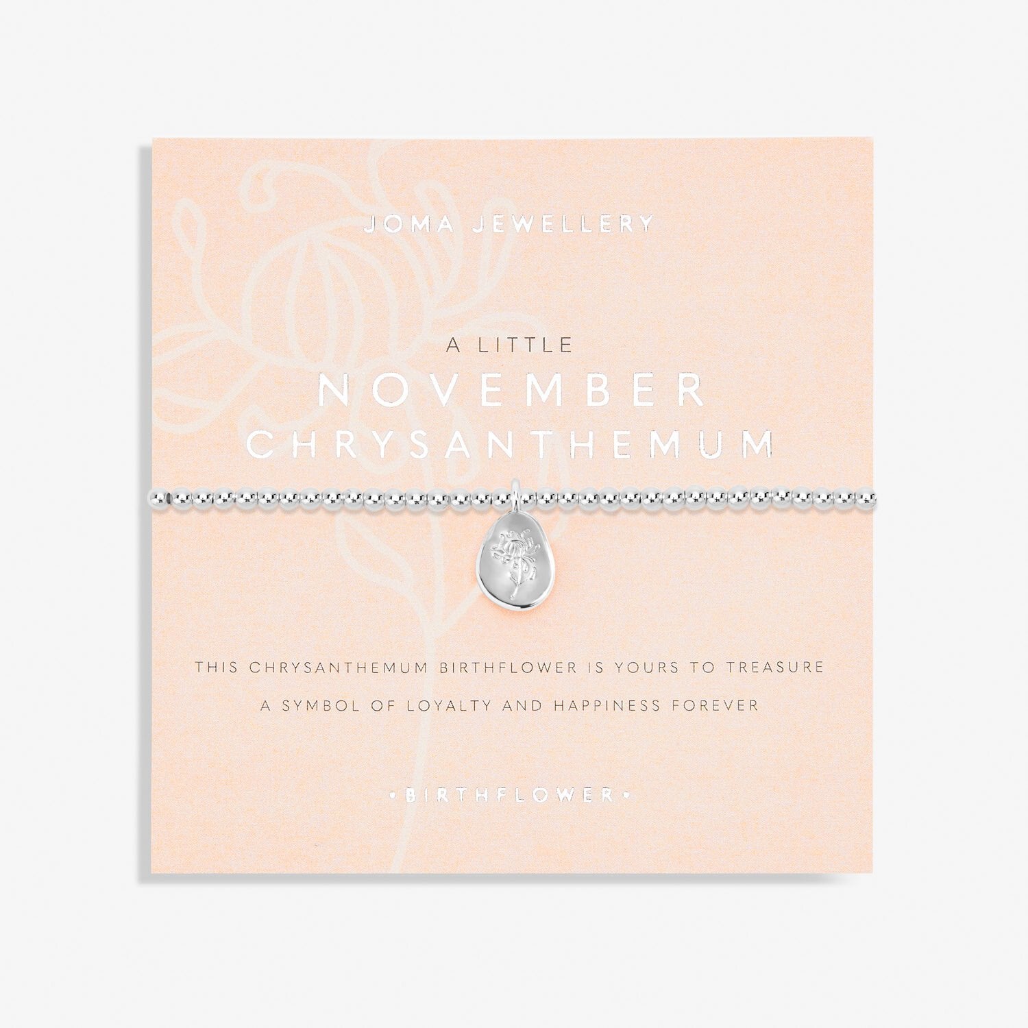 Joma Birthflower A Little November Chrysanthemum-elevate your sole