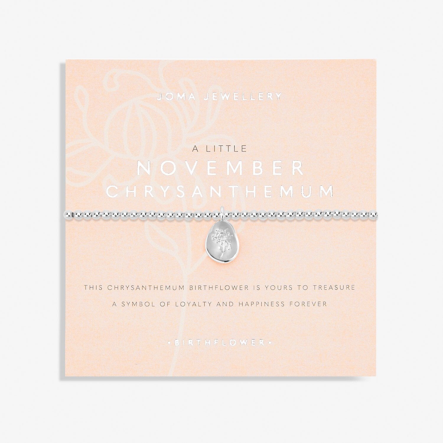Joma Birthflower A Little November Chrysanthemum-elevate your sole