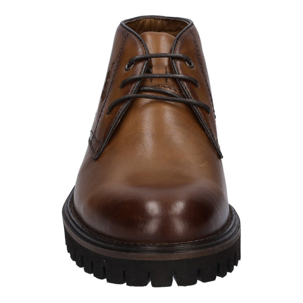 Josef Seibel 34403 Romed 03 Mens Cognac Leather Arch Support Lace Up Shoes-elevate your sole