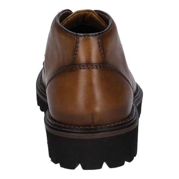Josef Seibel 34403 Romed 03 Mens Cognac Leather Arch Support Lace Up Shoes-elevate your sole