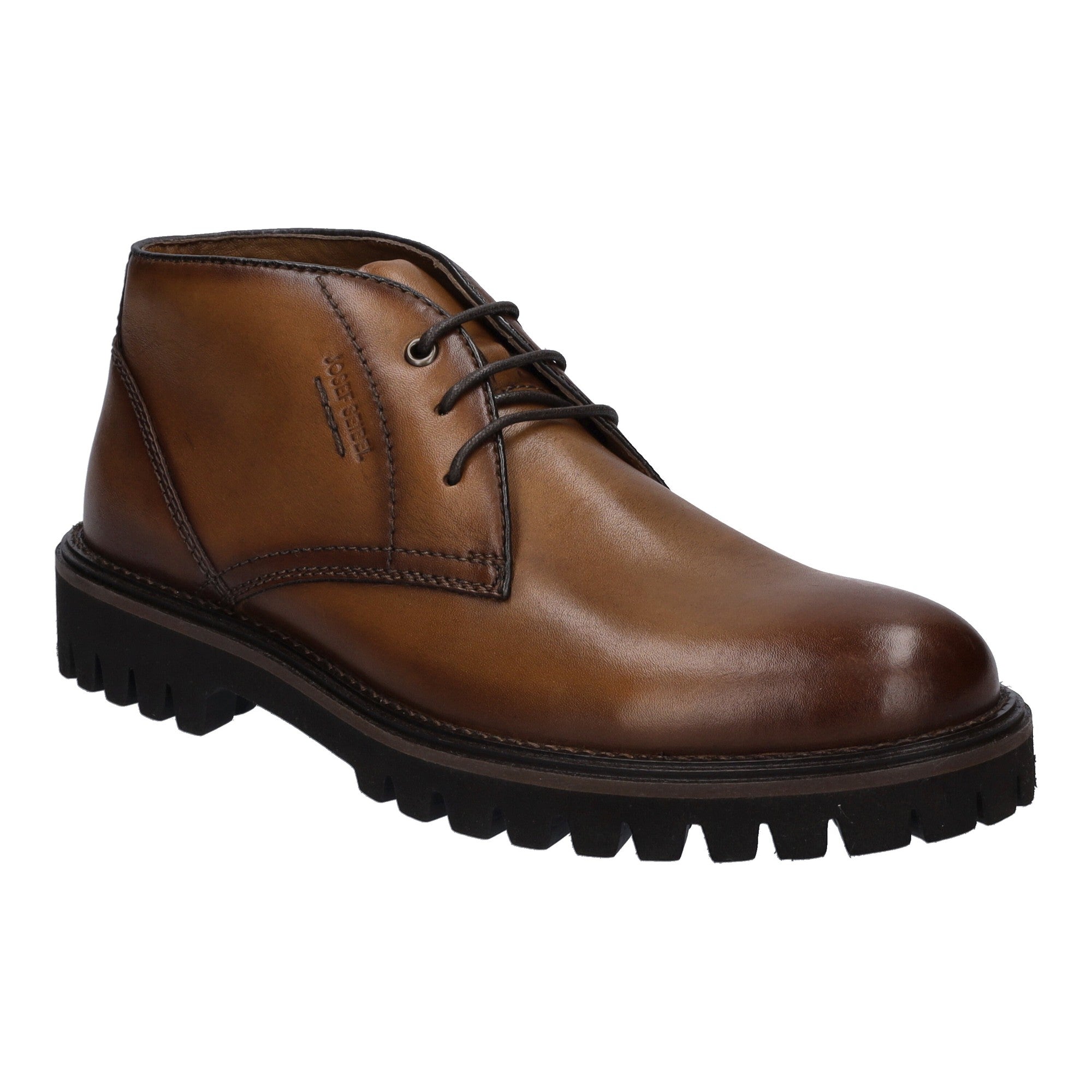 Josef Seibel 34403 Romed 03 Mens Cognac Leather Arch Support Lace Up Shoes-elevate your sole