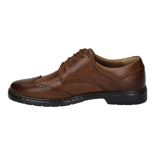 Josef Seibel 42814 Alastair 14 Mens Wider Fitting Cognac Leather Lace Up Shoes-elevate your sole