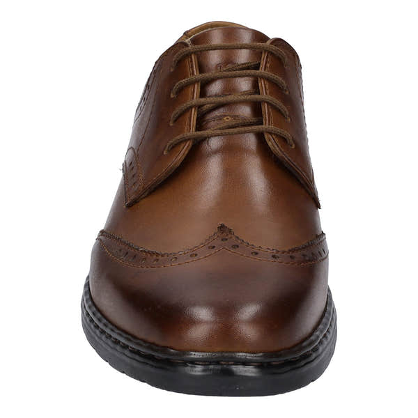 Josef Seibel 42814 Alastair 14 Mens Wider Fitting Cognac Leather Lace Up Shoes-elevate your sole