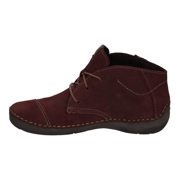 Josef Seibel 59690 Fergey 18 Ladies Bordo Nubuck Arch Support Slip On Ankle Boots-elevate your sole