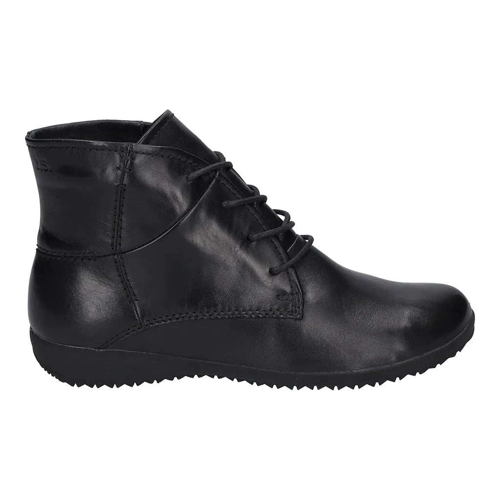 Josef Seibel 79709 Naly 09 Ladies Black Leather Lace Up Ankle Boots-elevate your sole
