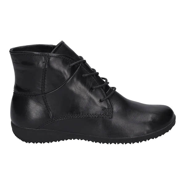 Josef Seibel 79709 Naly 09 Ladies Black Leather Lace Up Ankle Boots-elevate your sole