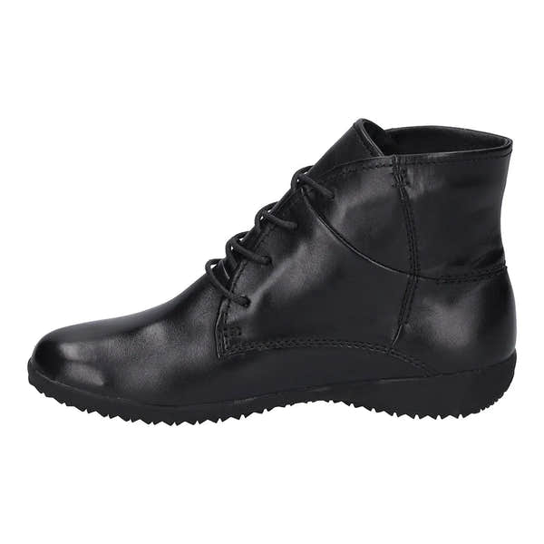 Josef Seibel 79709 Naly 09 Ladies Black Leather Lace Up Ankle Boots-elevate your sole