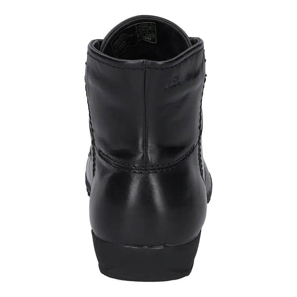 Josef Seibel 79709 Naly 09 Ladies Black Leather Lace Up Ankle Boots-elevate your sole