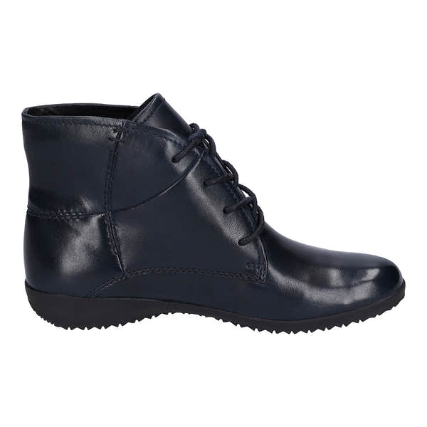 Josef Seibel 79709 Naly 09 Ladies Ocean Navy Leather Lace Up Ankle Boots-elevate your sole