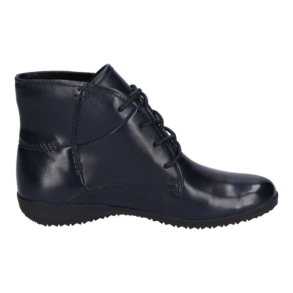 Josef Seibel 79709 Naly 09 Ladies Ocean Navy Leather Lace Up Ankle Boots-elevate your sole