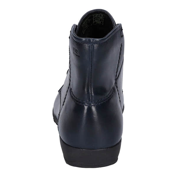 Josef Seibel 79709 Naly 09 Ladies Ocean Navy Leather Lace Up Ankle Boots-elevate your sole