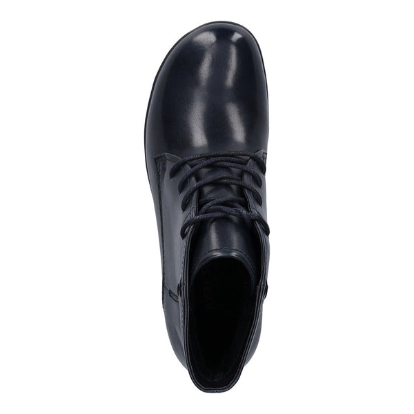 Josef Seibel 79709 Naly 09 Ladies Ocean Navy Leather Lace Up Ankle Boots-elevate your sole