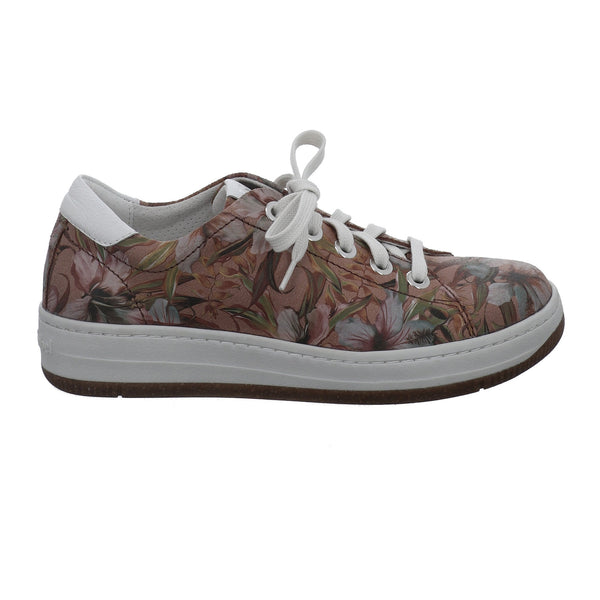 Josef Seibel 85402 180 461 Kim 02 Ladies Carmin-Kombi Leather Lace Up Trainer-elevate your sole