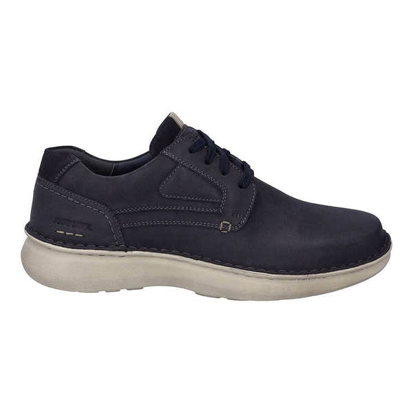 Josef Seibel Alan 03 Mens Indigo Blue Leather Arch Support Lace Up Shoes-elevate your sole