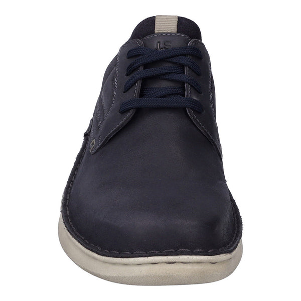 Josef Seibel Alan 03 Mens Indigo Blue Leather Arch Support Lace Up Shoes-elevate your sole