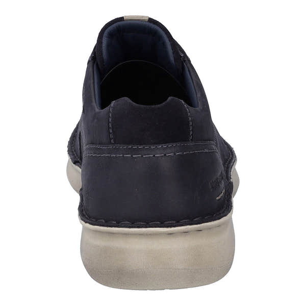 Josef Seibel Alan 03 Mens Indigo Blue Leather Arch Support Lace Up Shoes-elevate your sole
