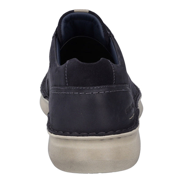 Josef Seibel Alan 03 Mens Indigo Blue Leather Arch Support Lace Up Shoes-elevate your sole