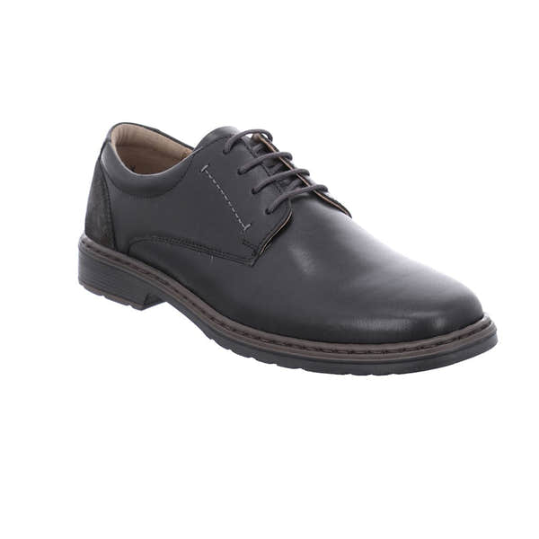 Josef Seibel Alastair 01 Mens Black Leather Lace Up Shoes-elevate your sole