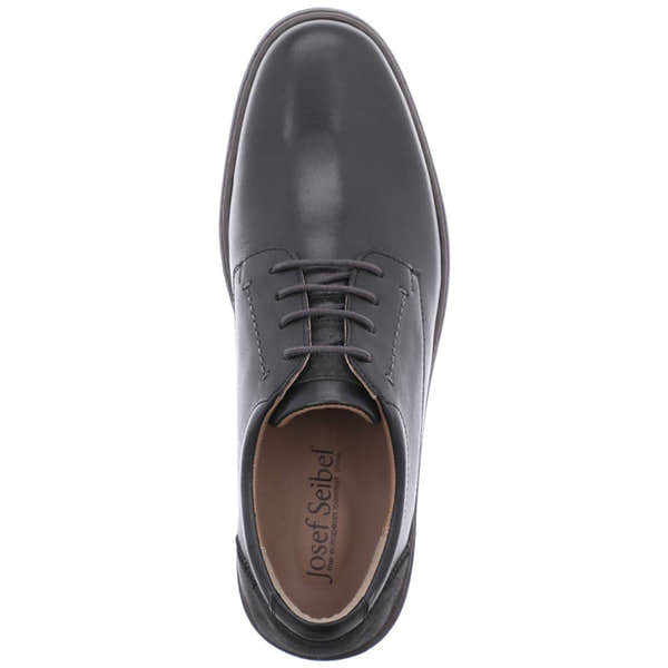 Josef Seibel Alastair 01 Mens Black Leather Lace Up Shoes-elevate your sole