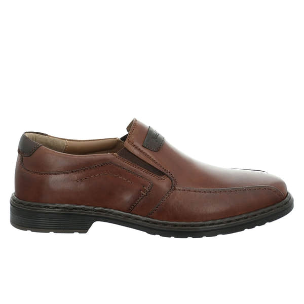 Josef Seibel Alastair 03 Mens Cognac Leather Wide Fit Slip On Dress Shoes - elevate your sole
