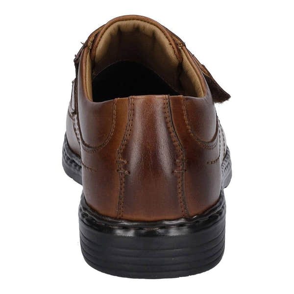 Josef Seibel Alastair 16 Mens Cognac Leather Wide Fit Touch Fastening Shoes-elevate your sole