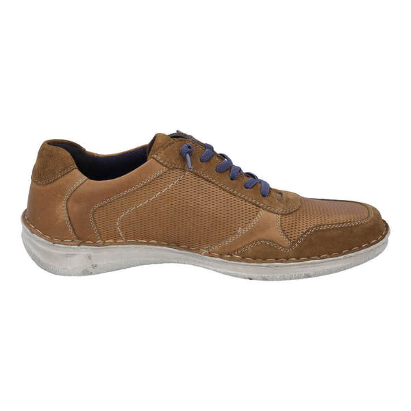 Josef Seibel Anvers 97 Mens Castagne Leather Elasticated Shoes-elevate your sole
